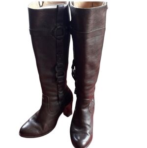 Frye Tall Heeled Harness Boots